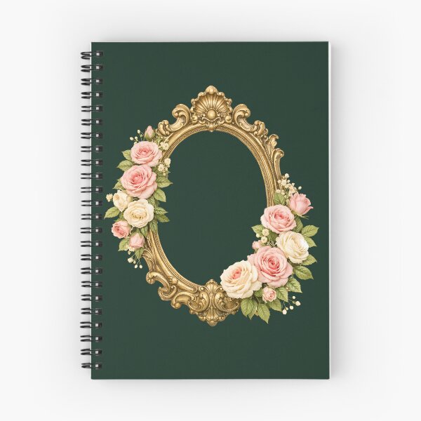 Item preview, Vintage Ornate Gold Baroque Frame Pink Roses Cottagecore    designed and sold by VibeShift Studio.
