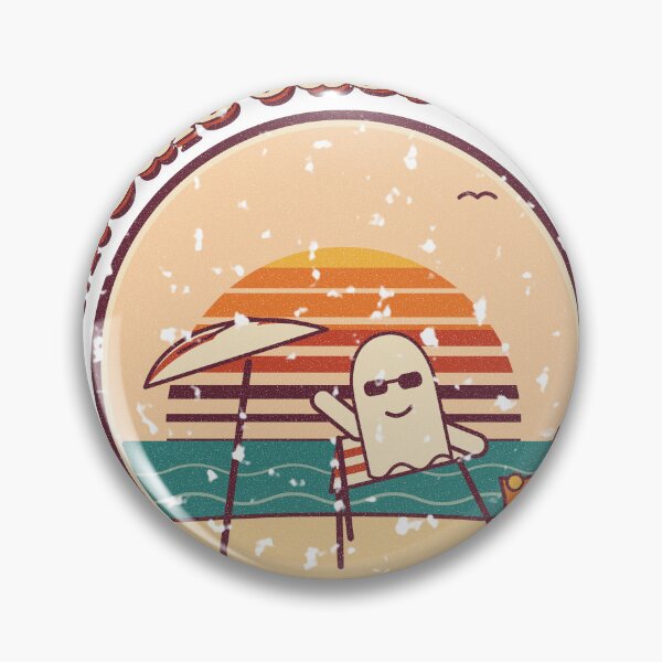 Item preview, Ghouls Just Wanna Have Sun Retro Summerween Ghost designed and sold by somebasic.