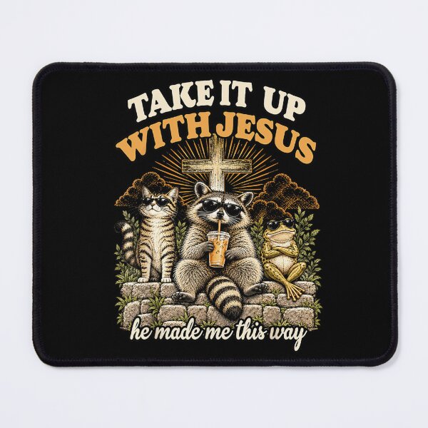 Item preview, Take It Up With Jesus Funny Animals designed and sold by VioletNance.