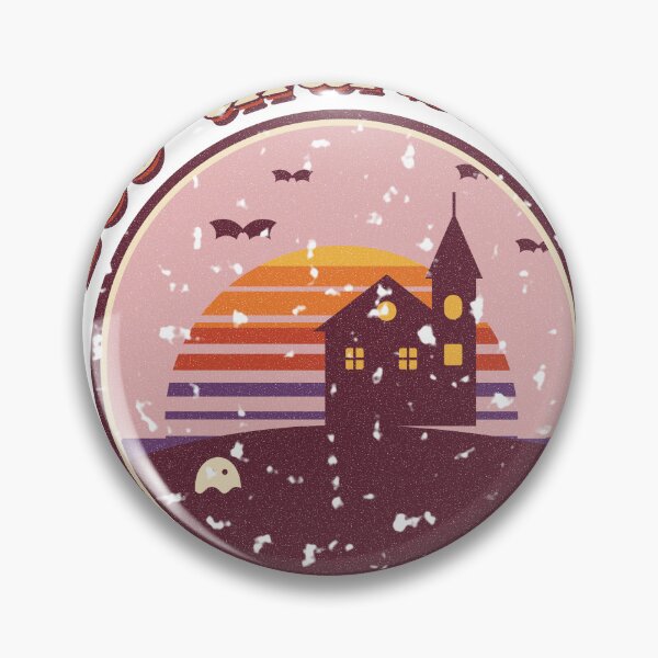 Item preview, Boo-tiful Sunset Retro Haunted House Halloween designed and sold by somebasic.