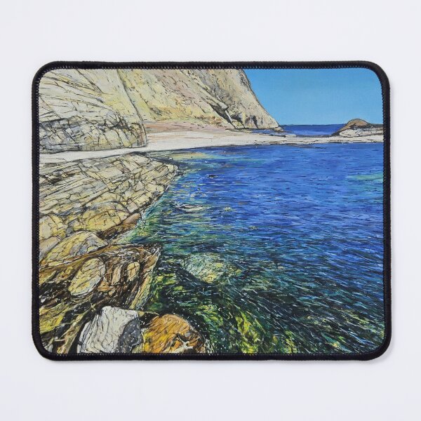 Item preview, Second Valley path to the turquoise sea designed and sold by ChristineDavisArt.