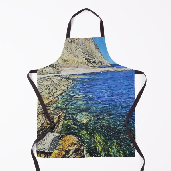 Item preview, Second Valley path to the turquoise sea designed and sold by ChristineDavisArt.