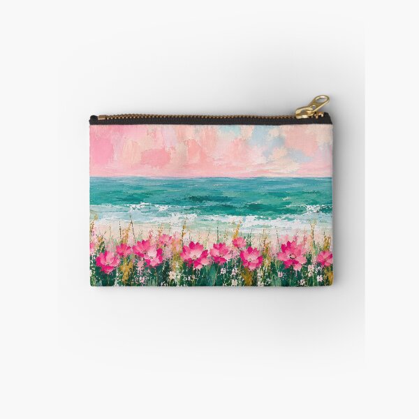 Item preview, Flowers by the sea pink and green designed and sold by Anisha  Vaz.