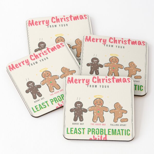 Item preview, Merry Christmas From Your Least Problematic Child Funny Card designed and sold by somebasic.