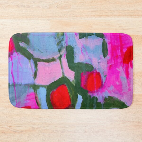 Item preview, Vibrant Playful Abstract Painting  Pink, Red, Green, Blue - 823 designed and sold by NathalieLeRiche.