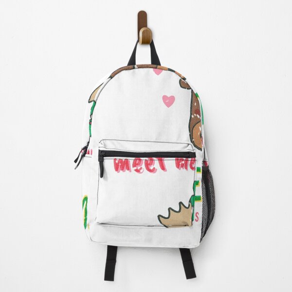 Item preview, Meet Me Under The Moose-tletoe Cute Moose Christmas Pun designed and sold by somebasic.
