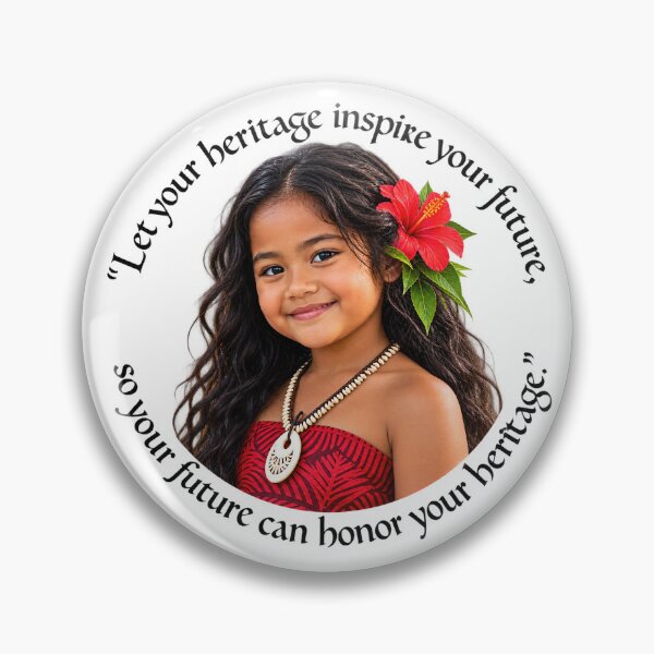Item preview, Polynesian Heritage Proverb - Let your heritage inspire your future | Pacific Art designed and sold by ShakaLife.org.