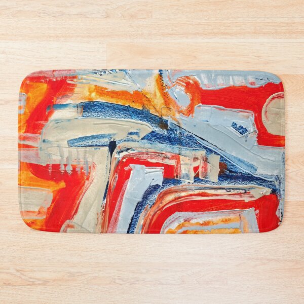 Item preview, Bold Expressive Abstract Painting, Red, Orange, Blue - 834 designed and sold by NathalieLeRiche.