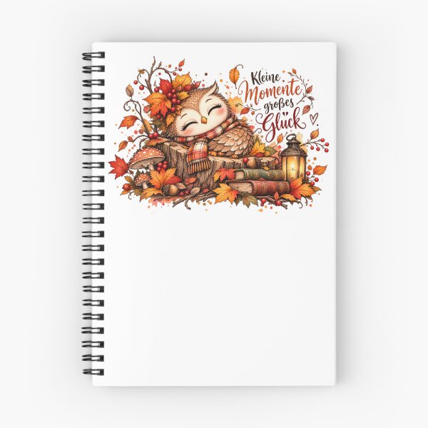 Item preview, Small moments, great happiness – Autumn Owl designed and sold by LosthopeCreations.