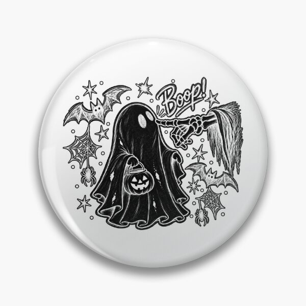 Item preview, Retro Boo-p! Boo Ghost designed and sold by Taniyah Gomes.