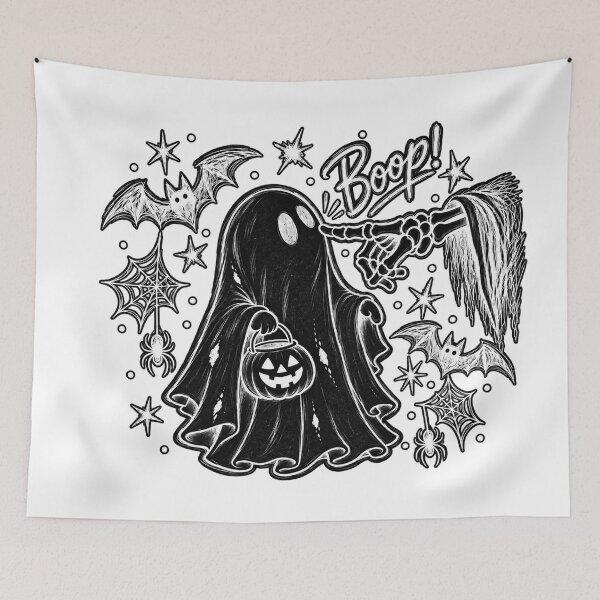 Item preview, Retro Boo-p! Boo Ghost designed and sold by Taniyah Gomes.
