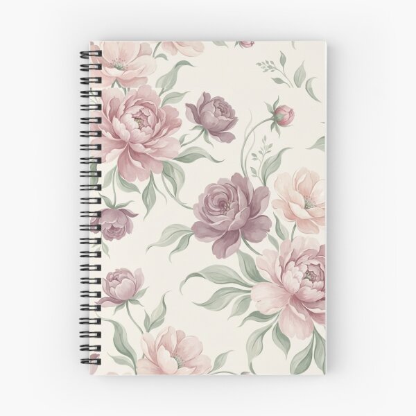 Item preview, Vintage Dusty Rose & Mauve Floral Watercolor Pattern Elegant Botanical Design designed and sold by SeJaa.