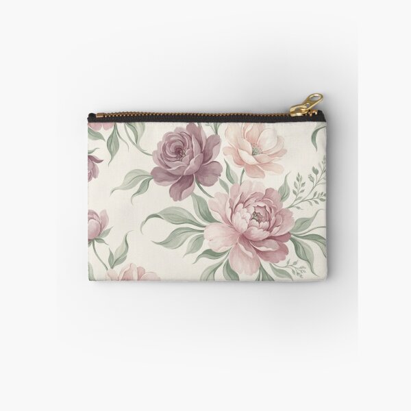 Item preview, Vintage Dusty Rose & Mauve Floral Watercolor Pattern Elegant Botanical Design designed and sold by SeJaa.