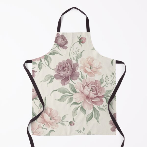 Item preview, Vintage Dusty Rose & Mauve Floral Watercolor Pattern Elegant Botanical Design designed and sold by SeJaa.