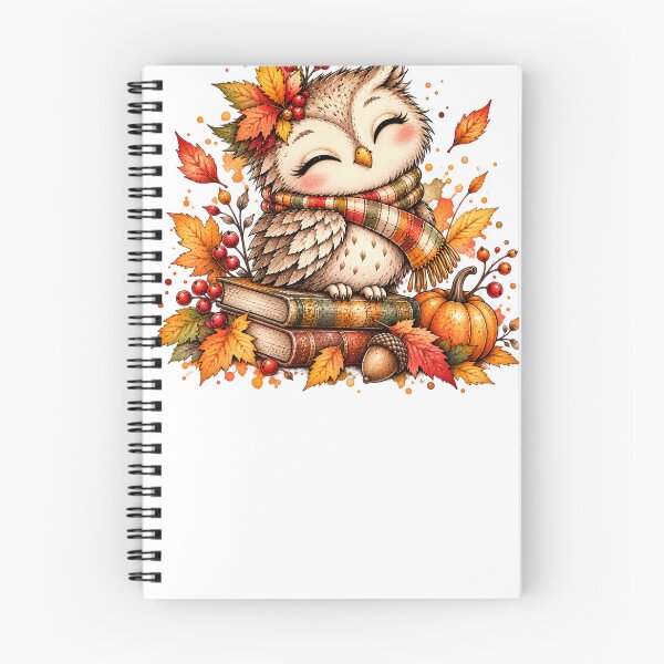 Item preview, Cozy Autumn Owl – Cozy Woodland designed and sold by LosthopeCreations.
