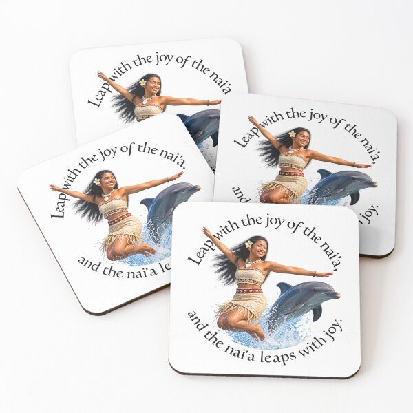 Item preview, Hawaii Joy Chiasmus Proverb - Leap with the joy of the naiʻa | Island Wisdom Art designed and sold by ShakaLife.org.