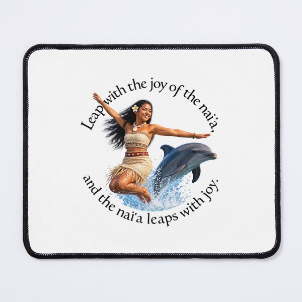 Item preview, Hawaii Joy Chiasmus Proverb - Leap with the joy of the naiʻa | Island Wisdom Art designed and sold by ShakaLife.org.