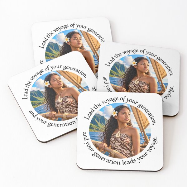 Item preview, Polynesian Leadership Proverb - Lead the voyage of your generation | Pacific Art designed and sold by ShakaLife.org.