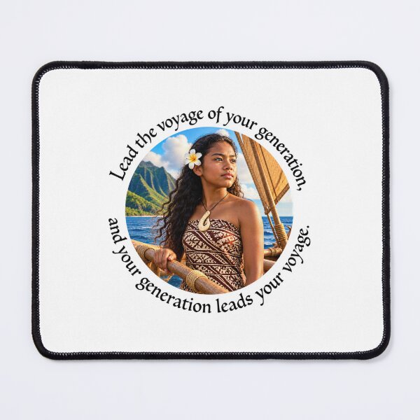 Item preview, Polynesian Leadership Proverb - Lead the voyage of your generation | Pacific Art designed and sold by ShakaLife.org.