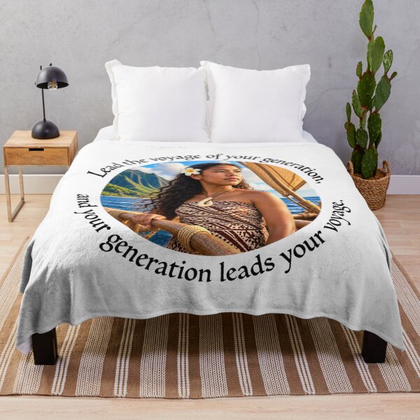 Item preview, Polynesian Leadership Proverb - Lead the voyage of your generation | Pacific Art designed and sold by ShakaLife.org.