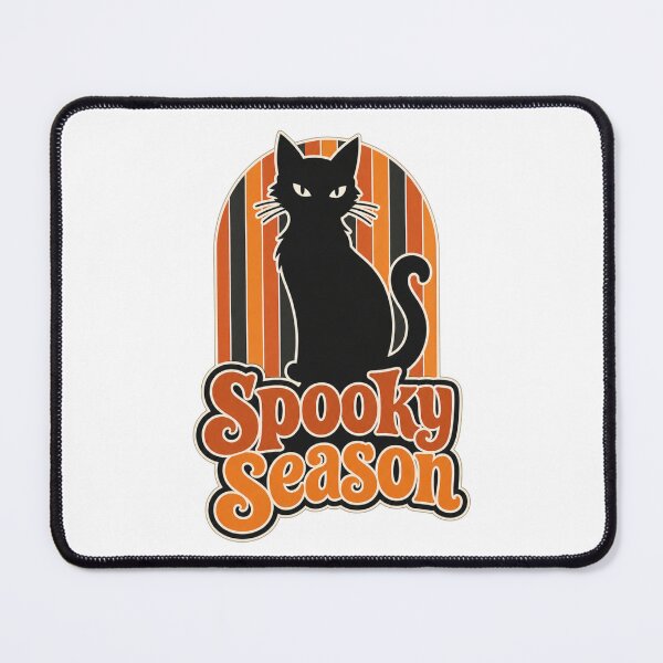 Item preview, Spooky Season Vintage Black Cat Retro Halloween Art designed and sold by SedaMythica.