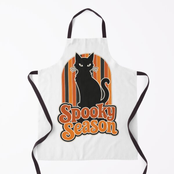 Item preview, Spooky Season Vintage Black Cat Retro Halloween Art designed and sold by SedaMythica.