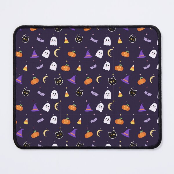 Item preview, Cute Halloween Pattern – Ghosts, Pumpkins, Black Cats and Bats designed and sold by Aurora Prints.
