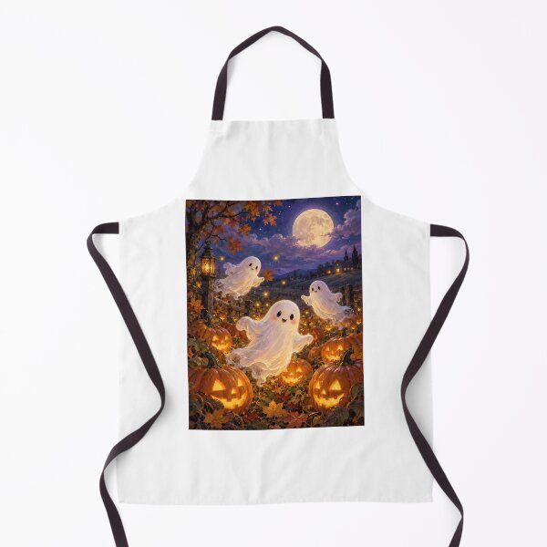 Item preview, Cute ghosts and pumpkins designed and sold by fotofeast.