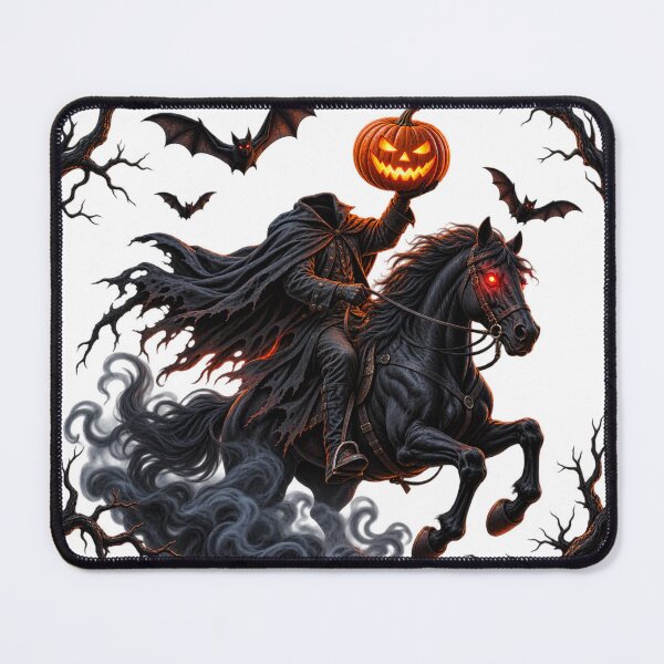 Item preview, Headless Horseman Pumpkin Rider – Halloween Horror Art designed and sold by aliyehc.