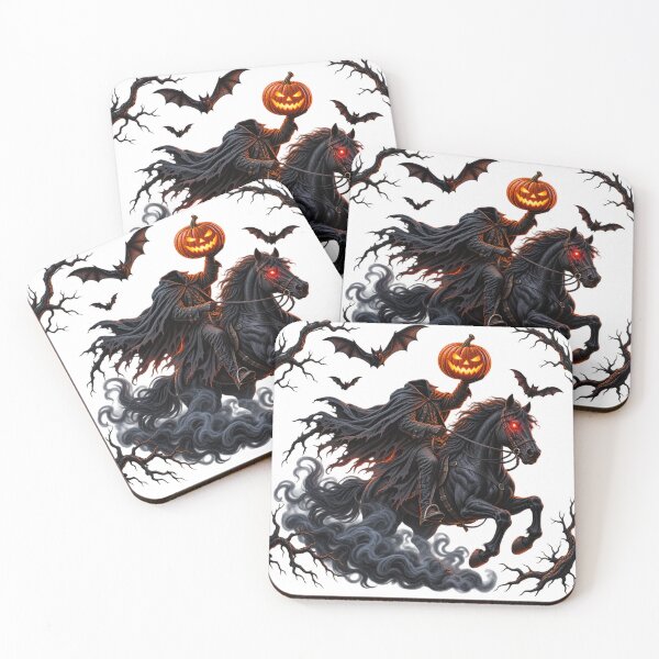 Item preview, Headless Horseman Pumpkin Rider – Halloween Horror Art designed and sold by aliyehc.