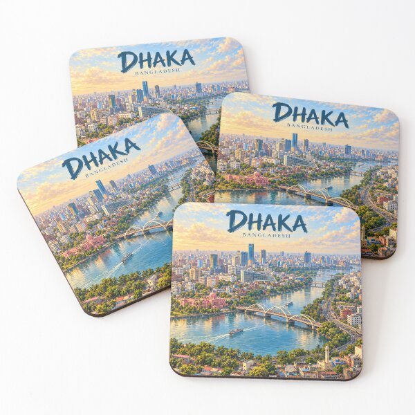 Item preview, Dhaka Painterly Bangladeshi City Impression designed and sold by MichaeIRellov.