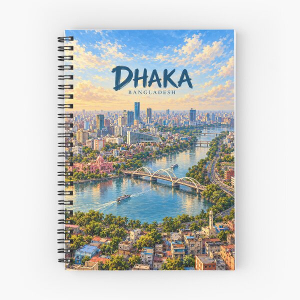 Item preview, Dhaka Painterly Bangladeshi City Impression designed and sold by MichaeIRellov.