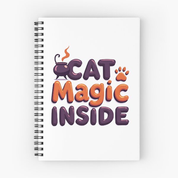 Item preview, Cat magic inside cute cat halloween designed and sold by Panya-Design.
