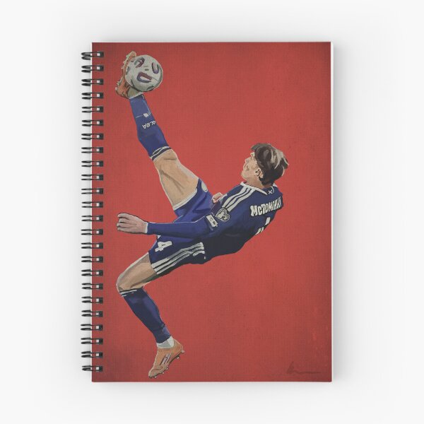 Item preview, Portrait of Scott McTominay’s over head kick for Scotland  designed and sold by thehat24.