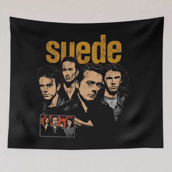 Item preview, Suede Band Alternative Rock Vintage designed and sold by ricesearsArt.