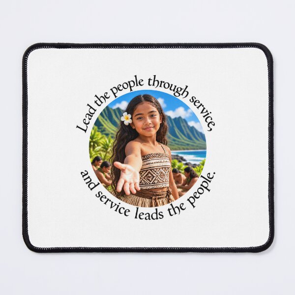 Item preview, Samoa Service Proverb - Lead the people through service | Pacific Art designed and sold by ShakaLife.org.