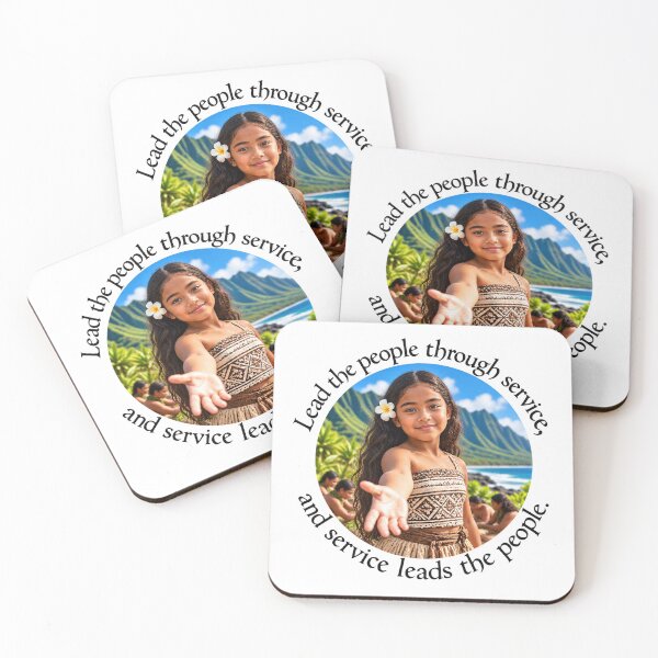 Item preview, Samoa Service Proverb - Lead the people through service | Pacific Art designed and sold by ShakaLife.org.