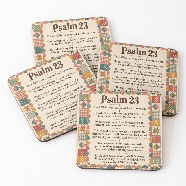 Item preview, Psalm 23 PATCHWORK QUILT designed and sold by ACEWINGS421.