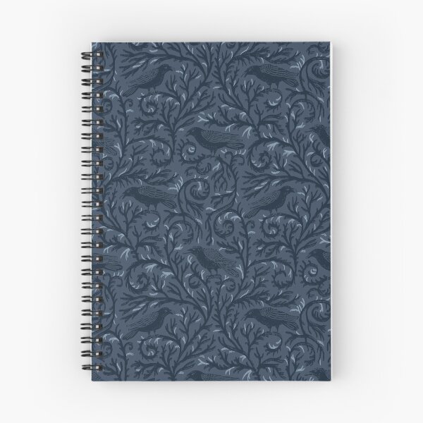 Item preview, Midnight Raven Damask Dark Academia Pattern designed and sold by Ema Tudose.