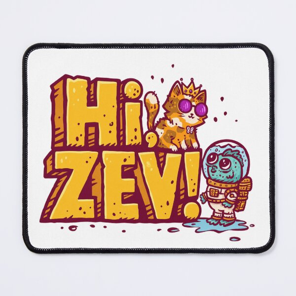 Item preview, Hi Zev Fish Donut Princess Dungeon Crawler Carl Book Lover designed and sold by Revoleos.