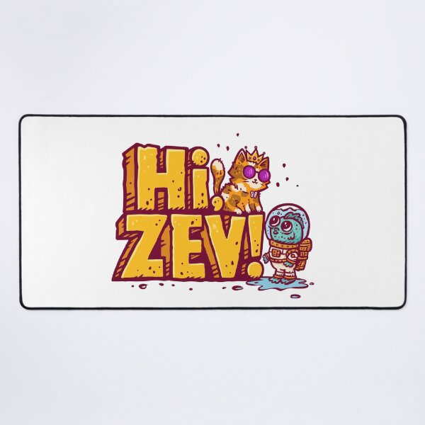 Item preview, Hi Zev Fish Donut Princess Dungeon Crawler Carl Book Lover designed and sold by Revoleos.