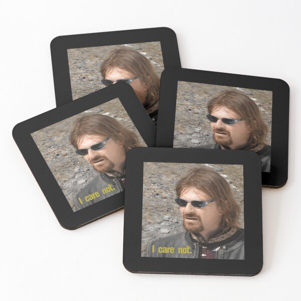 Item preview,  I Care Not  Medieval Fantasy Unhinged Dark Humor designed and sold by yakari9.