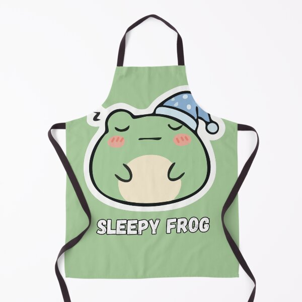 Item preview, Sleepy frog- cute and cozy sleeping amphibian art designed and sold by Visualfuse.