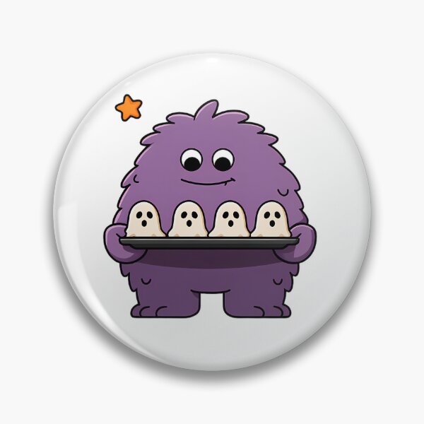 Item preview, Cozy Spooky Season: Monster Baking Ghost Cookies designed and sold by Shop of Wonders.
