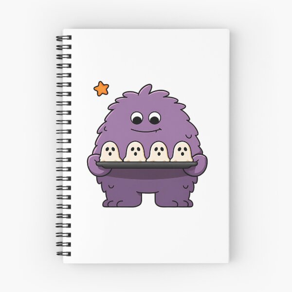 Item preview, Cozy Spooky Season: Monster Baking Ghost Cookies designed and sold by Shop of Wonders.