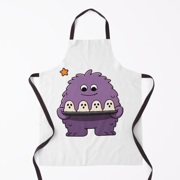 Item preview, Cozy Spooky Season: Monster Baking Ghost Cookies designed and sold by Shop of Wonders.