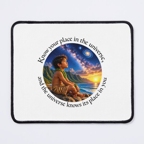 Item preview, Polynesian Connection Proverb - Know your place in the universe | Pacific Art designed and sold by ShakaLife.org.