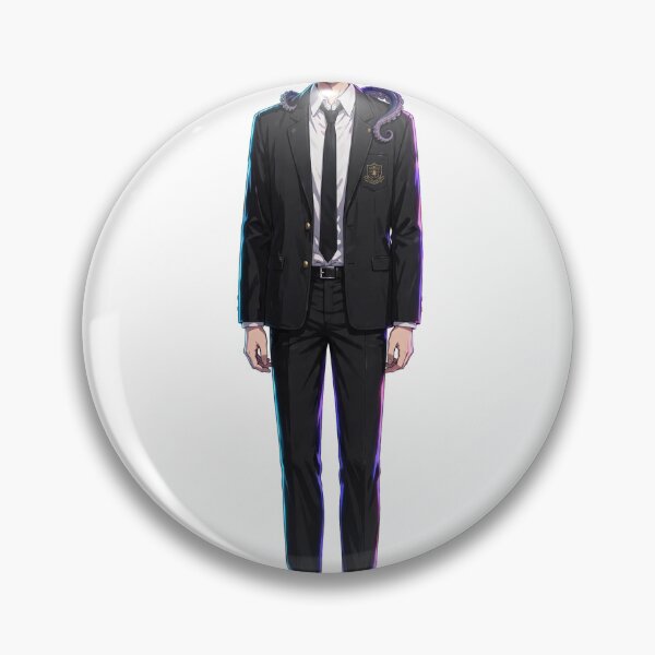 Item preview, Hirofumi Yoshida Neon Glow Sticker - Chainsaw Man Fan Art designed and sold by Lesley D.