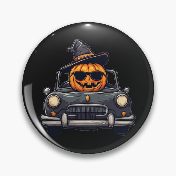Item preview, Cool Pumpkin Driving Classic Convertible Car Halloween designed and sold by Digital Design Art.