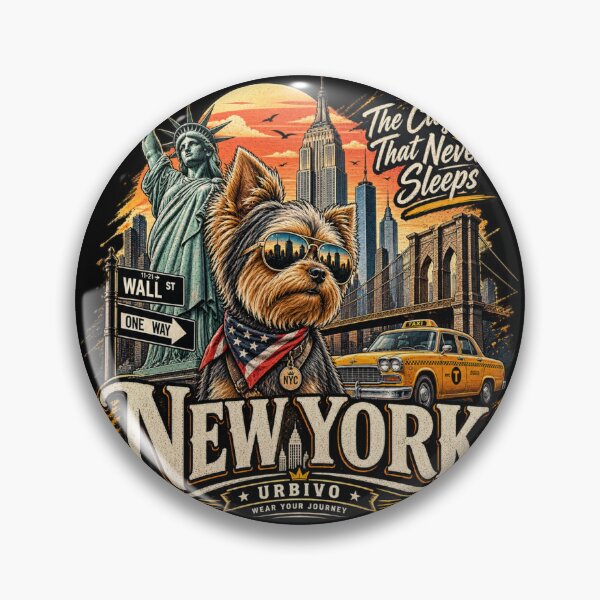 Item preview, New York City Vintage Retro – NYC Urban Adventure – The City That Never Sleeps designed and sold by URBIVO.